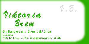 viktoria brem business card